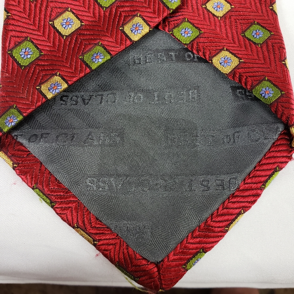 Robert Talbott Red Best of Class Silk Tie - Picture 4 of 6